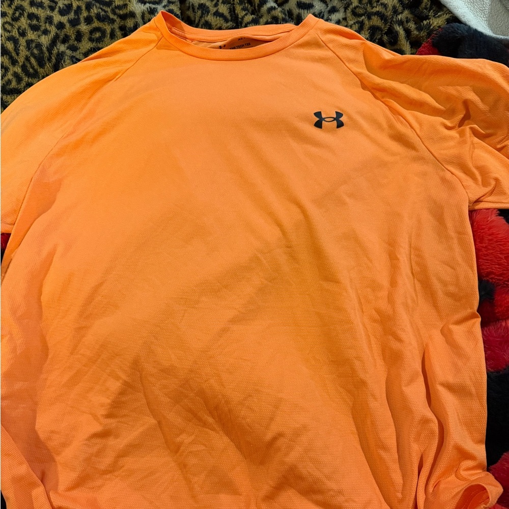 Under Armour Men's Orange Tech Tee